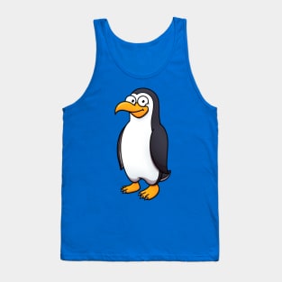 Cute Happy Cartoon Penguin Tank Top